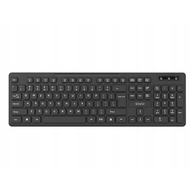 Savio KB-02 toetsenbord home/office USB QWERTY zwart