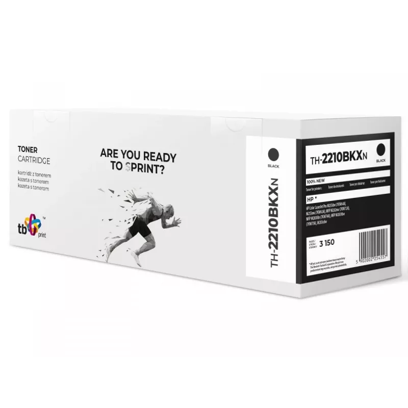 Toner voor HP Color LJ Pro M255 W2210X TH-2210BKXN 100% nieuw BK