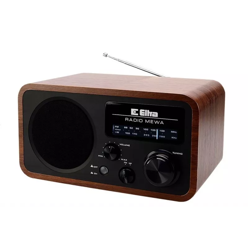 ELTRA MEWA analoge tafelradio, FM/LW, zwart
