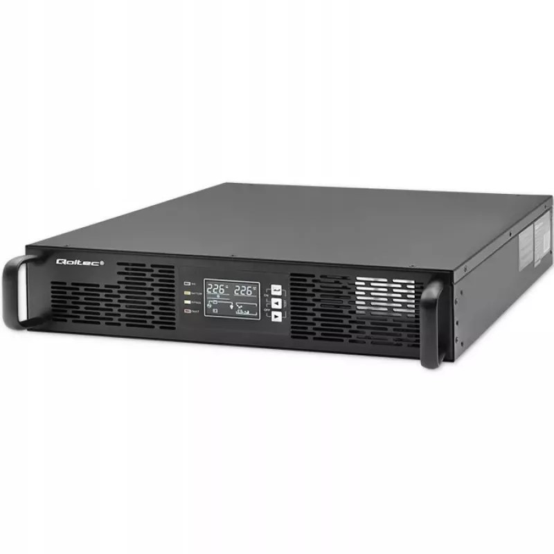Qoltec 52285 UPS (uninterruptible power supply) dubbelconversie (online) 1 kVA 1000 W 2 AC-uitgangen