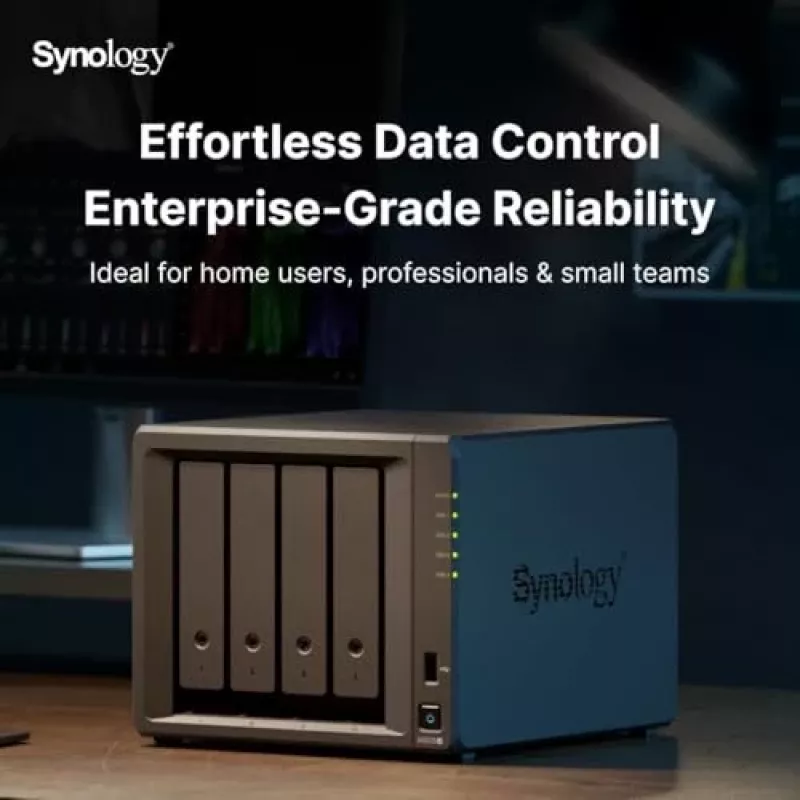 Synology DiskStation DS925+ NAS/opslagserver Ryzen Embedded V1500B 4 GB DDR4 0 TB zwart