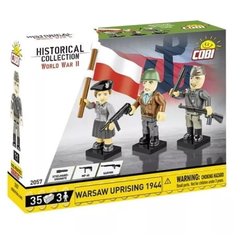 Historical Collection Tweede Wereldoorlog /2057/ WARSCHAUER AUFSTAND 1944 3Figuren/35Blokken