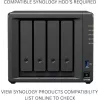 NAS-opslagserver SYNOLOGY DS425+ — 4-bay, Intel Celeron J4125 2,0–2,7 GHz, 2 GB DDR4, 0 TB, 2,5GbE, 2 M.2-sleuven