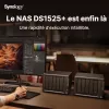 Synology DiskStation DS1525+ NAS/opslagserver Ryzen Embedded V1500B 8 GB DDR4 0 TB zwart