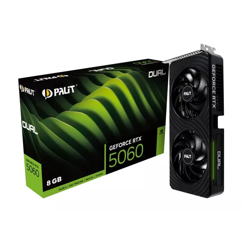 Palit GeForce RTX 5060 Dual 8GB GDDR7 grafische kaart