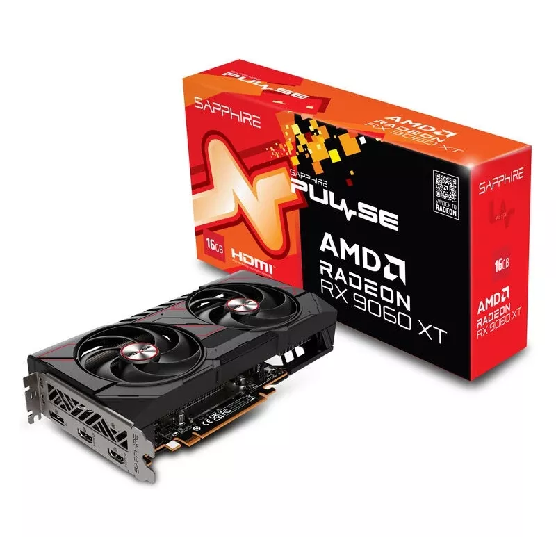 SAPPHIRE PULSE Radeon RX 9060 XT 16GB videokaart