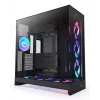 NZXT PC-behuizing H9 Flow RGB+ midi tower zwart