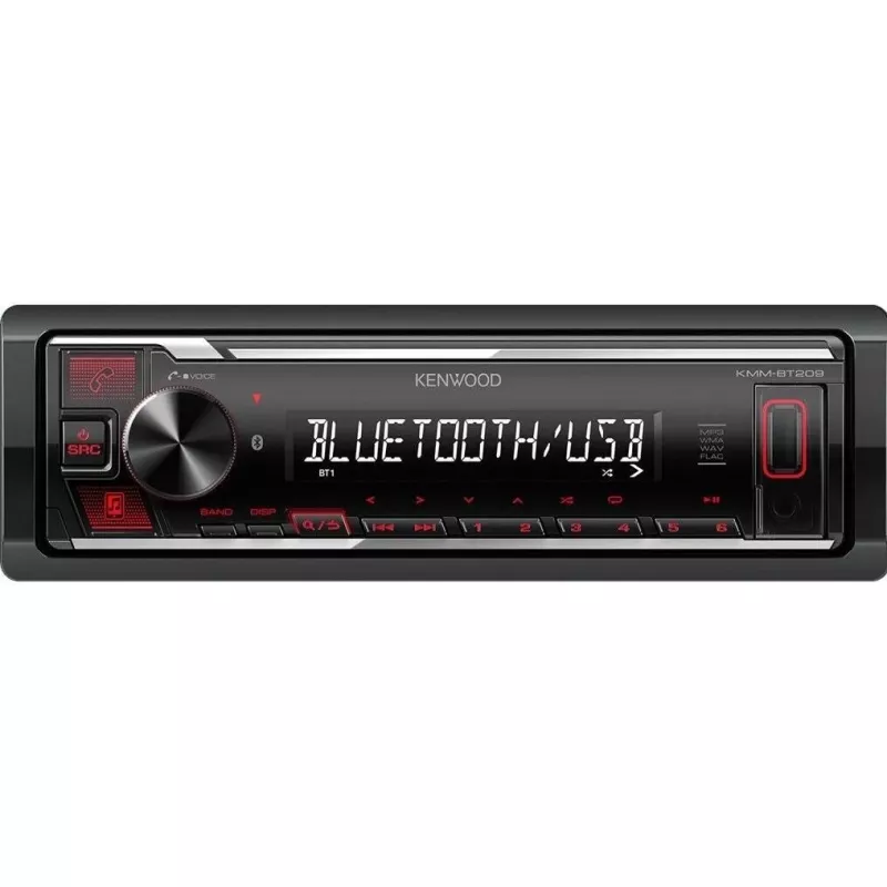 Car Media Receiver Kenwood KMM-BT209 Bluetooth 200 W zwart