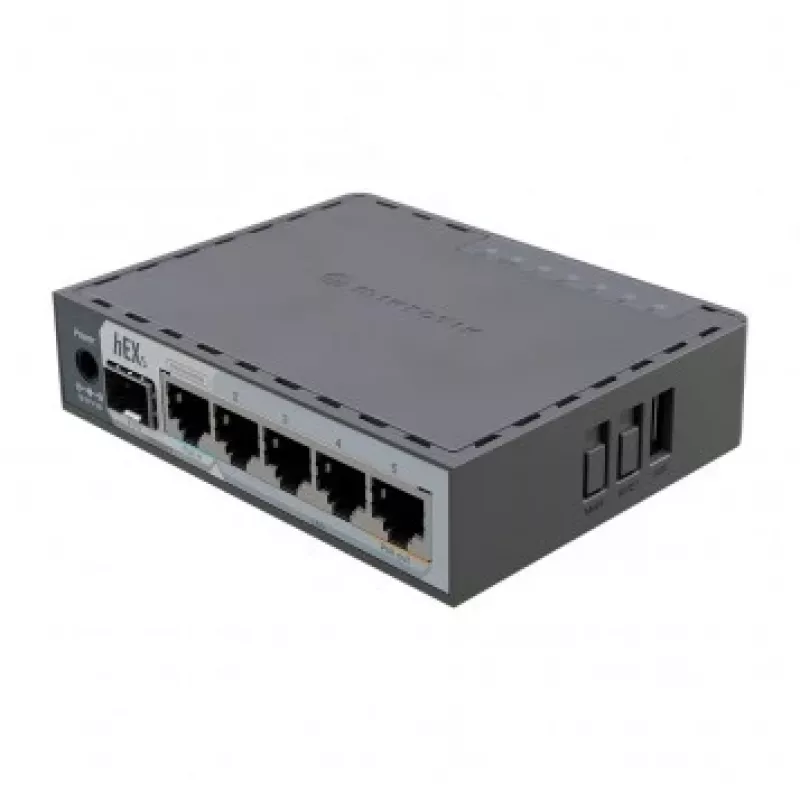 Mikrotik E60IUGS bekabelde router Gigabit Ethernet zwart