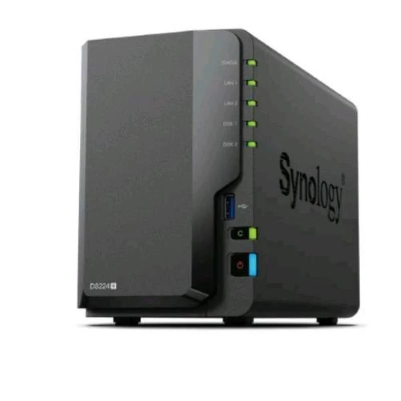 Synology DS225+ 2 bay NAS desktop Intel® Celeron® J4125 2 GB DDR4 Synology DSM zwart – alleen Synology HDD