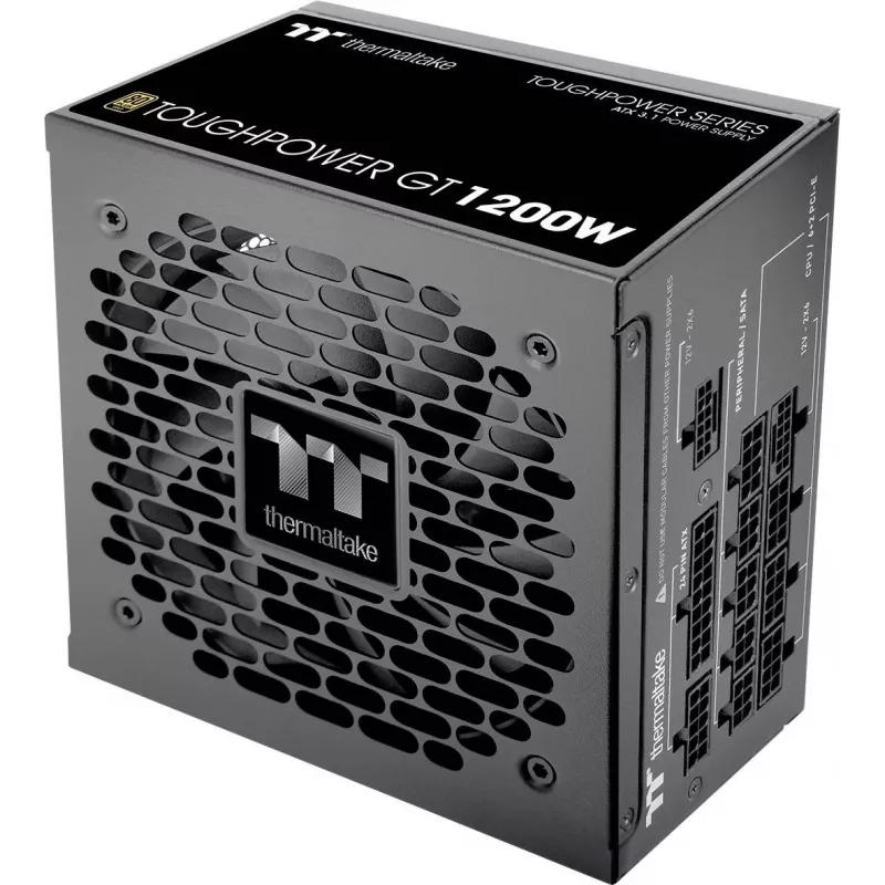 Voeding Thermaltake Toughpower GT 1200W 24-pin ATX zwart