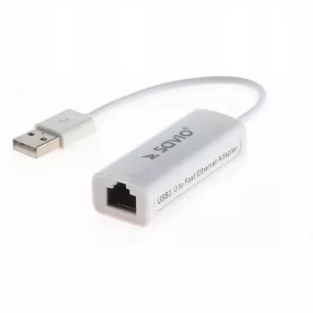 Savio CL-24 - netwerkadapter - USB 2.0 - 10/100 Ethernet X 1