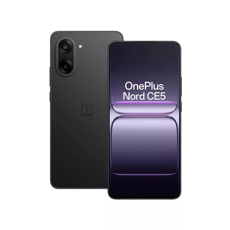OnePlus Nord CE5 17,2 cm (6,77) hybride dual-sim Android 15 5G USB Type-C 8 GB 128 GB 5200 mAh zwart