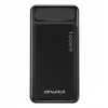 Draagbare powerbank P5K 10000mAh met 2x USB 2.1A - zwart