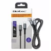 Qoltec kabel USB 2.0 Type-C naar USB 2.0 Type-C 100W QC 3.0 PD 1m zwart