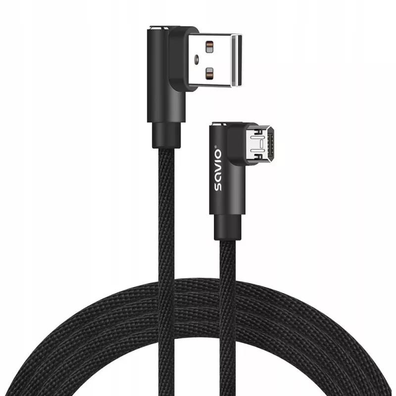 SAVIO CL-162 mobiele-telefoonkabel zwart