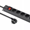 Qoltec aluminium PDU voor RACK | 16A | 16 x Schuko | verticaal | 1,8 m
