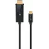 Goobay USB-C-naar-HDMI-kabel 4K bij 60 Hz 1 m zwart - -stekker> HDMI (75696)