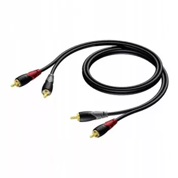 RCA/cinch-audiokabel Procab KPCL078 2x male, 0,5 m