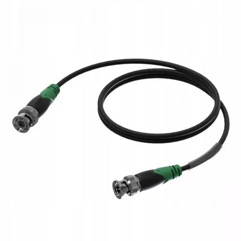 Netwerkkabel Procab 1KPCL215 BNC MALE BNC MALE 50 OHM 1.5M zwart