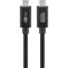 USB-C-kabel WENTRONIC USB4 Gen4 1.2m — ondersteunt 16k@60Hz en 4K@120Hz