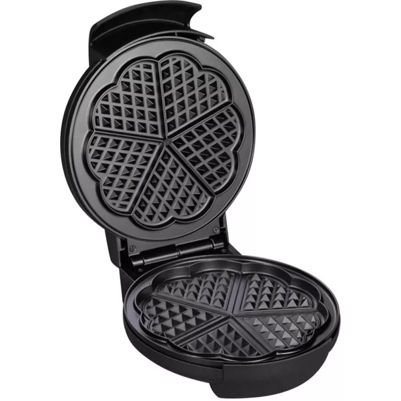 Severin WA 2103 wafelijzer voor 4 wafels 1200 W zwart, zilver
