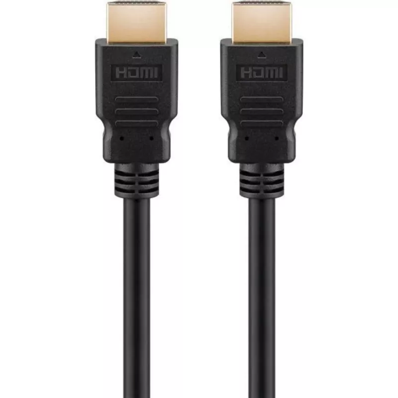 Goobay 41084 HDMI-kabel 2 m HDMI Type A (standaard) 2 x HDMI Type A (standaard) zwart (41084)