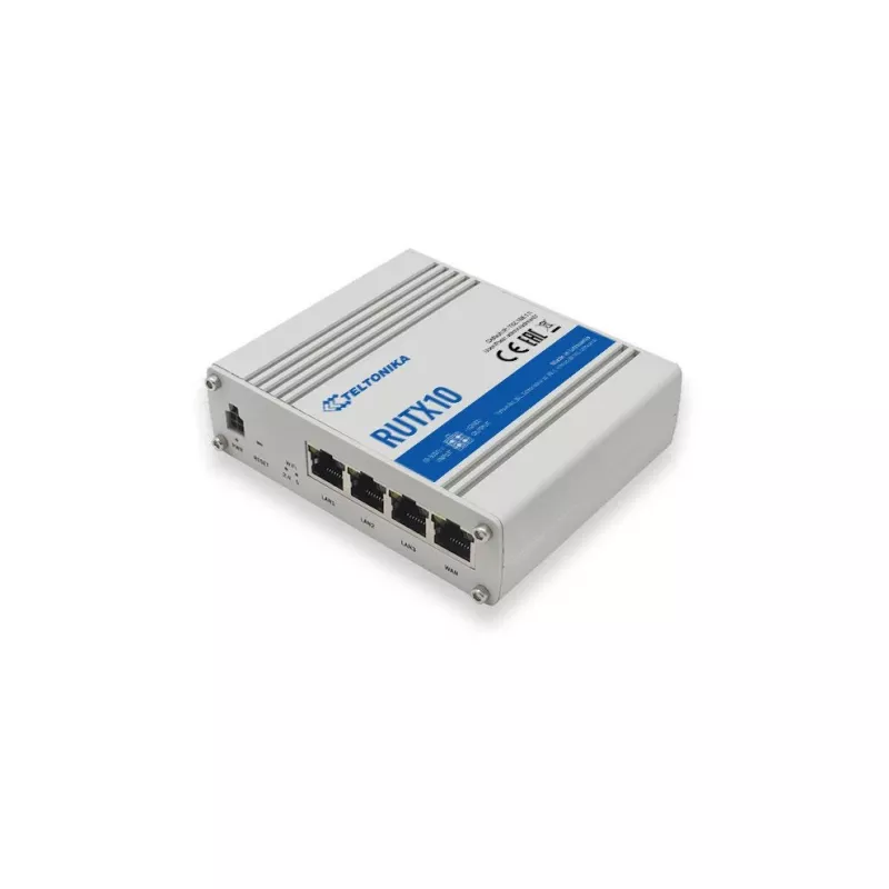 Teltonika RUTX10 draadloze router gigabit ethernet dual-band (2,4 GHz / 5 GHz) wit