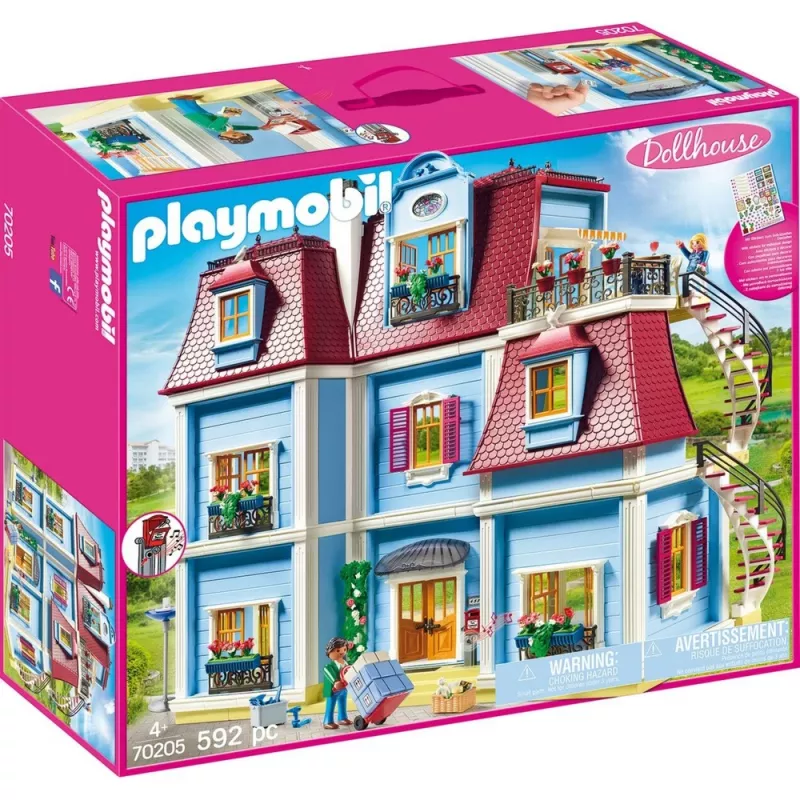 Playmobil poppenhuis 70205 actie/avontuur veelkleurig kunststof
