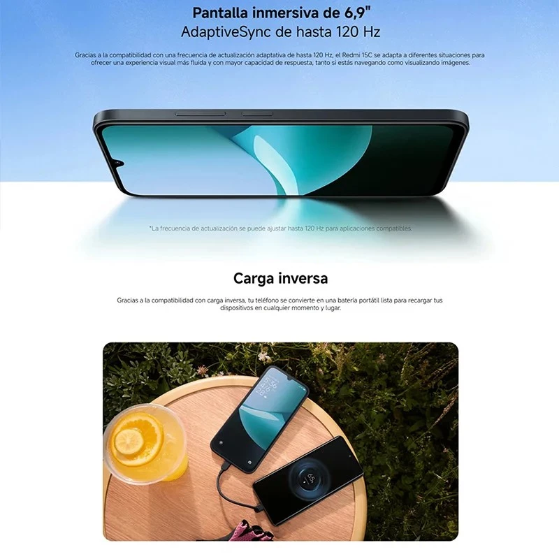 Xiaomi Redmi 15C 4G-smartphone 6,9 inch 4/128GB Midnight Black