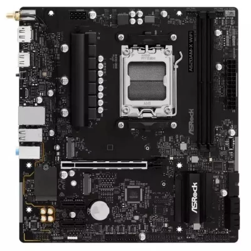 ASRock A620AM-X WiFi AMD A620 AM5 Micro-ATX moederbord