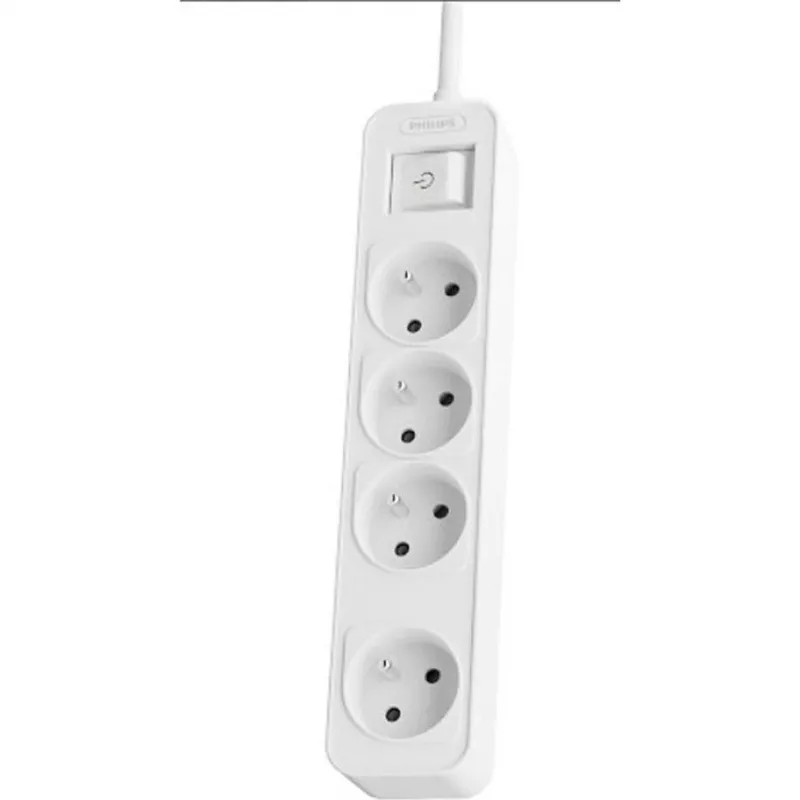 Verlengsnoer Philips Phil-CHP2144W/60 1,5 m, 4 AC-stopcontacten, wit
