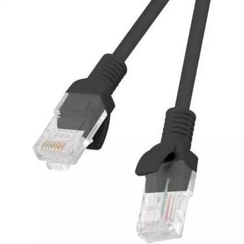 Patchkabel LANBERG PCU5-20CC-0150-BK RJ45 Cat.5e 1,5 m zwart 10-pack