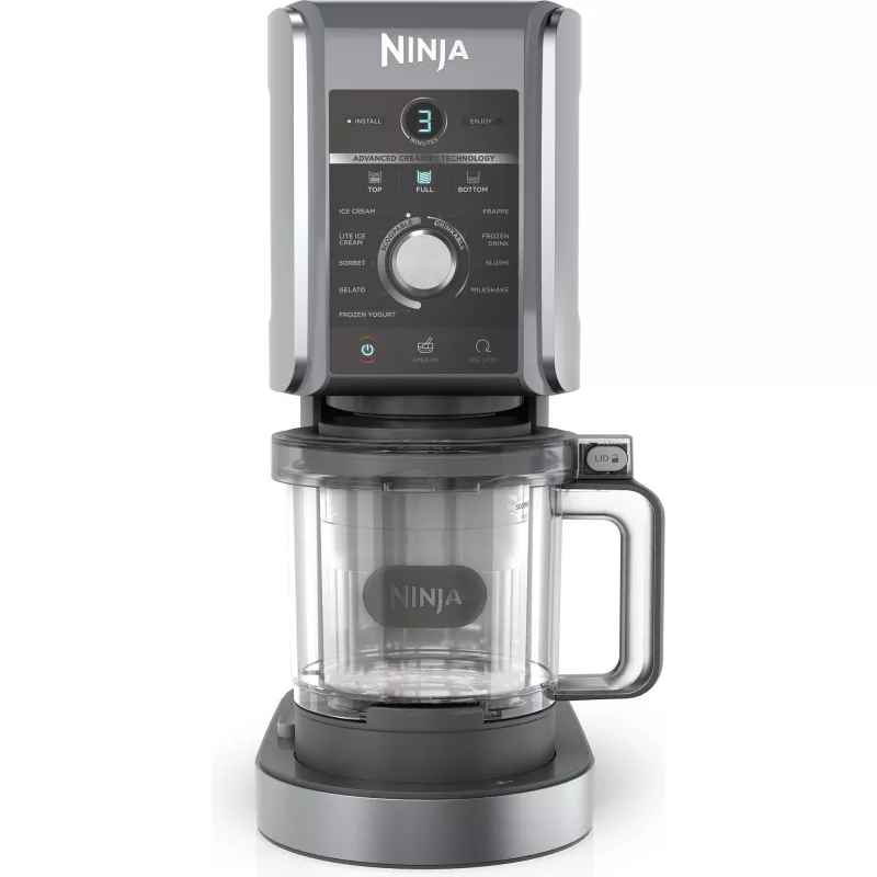 Ninja Creami Deluxe NC502CH, ijs- en ijsmachine, zwart