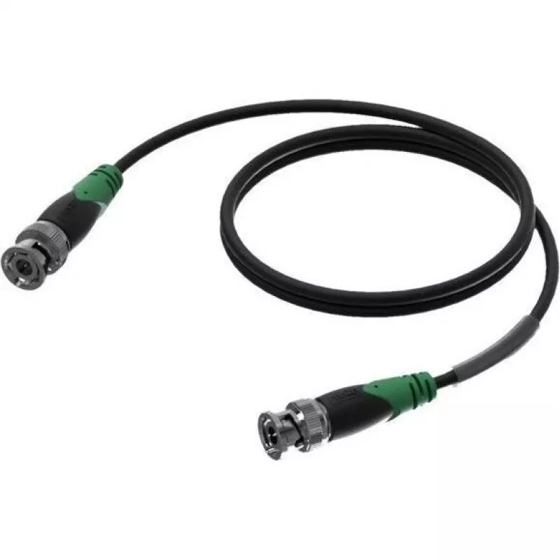 Netwerkkabel Procab 1KPCL217 BNC MALE BNC MALE 50 OHM 3M zwart