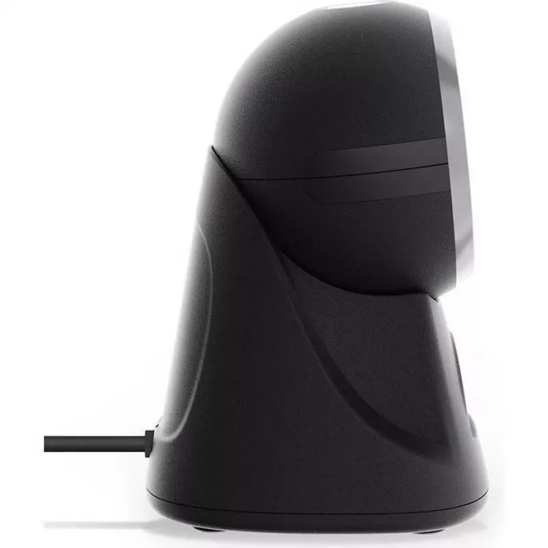 Qoltec tafel-barcodescanner voor 1D- en 2D-codes, QR-scanner, zwart