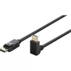 Goobay DisplayPort-kabel 90° gehoekt, DisplayPort 2.0/2.1, 54 Gbit/s, 8K 144 Hz, 2 m