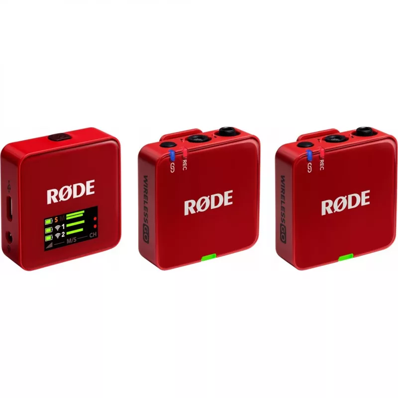 RØDE Wireless GO III Rood - draadloos microfoonsysteem (rood)