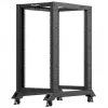 Lanberg Open Rack 22U zwart (22HE, 19-inch-rack), serverrack, zwart