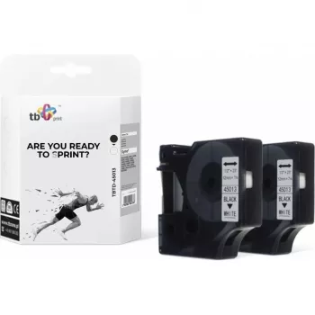 TB print, markeertape, TBTD-45013 (1,20cm, wit)