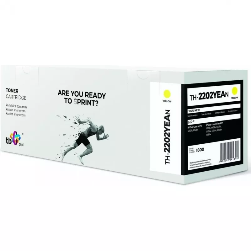 Print toner voor HP kleur LaserJet Pro 4202 W2202A TH-2202YEAN