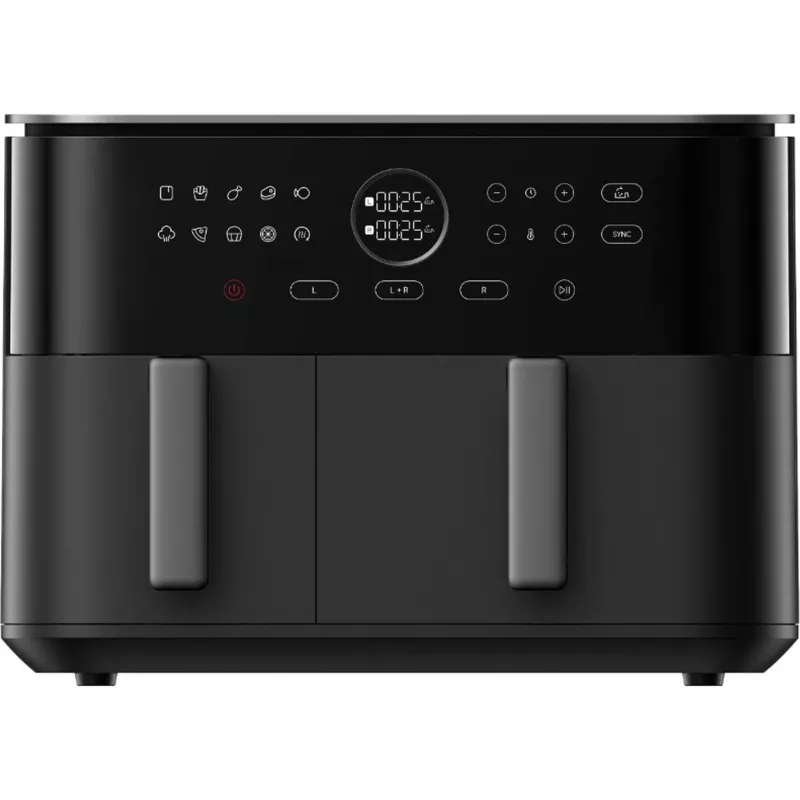 Xiaomi Dual Zone EAN heteluchtfriteuse 10 l 2700W totaalvermogen zwart