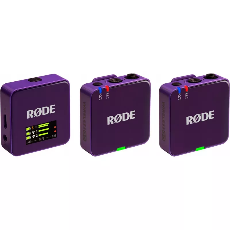 RØDE Wireless GO III Paars – draadloos microfoonsysteem (paars)