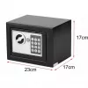Extralink Home S-406 elektronische kluis met cijfercode en sleutels