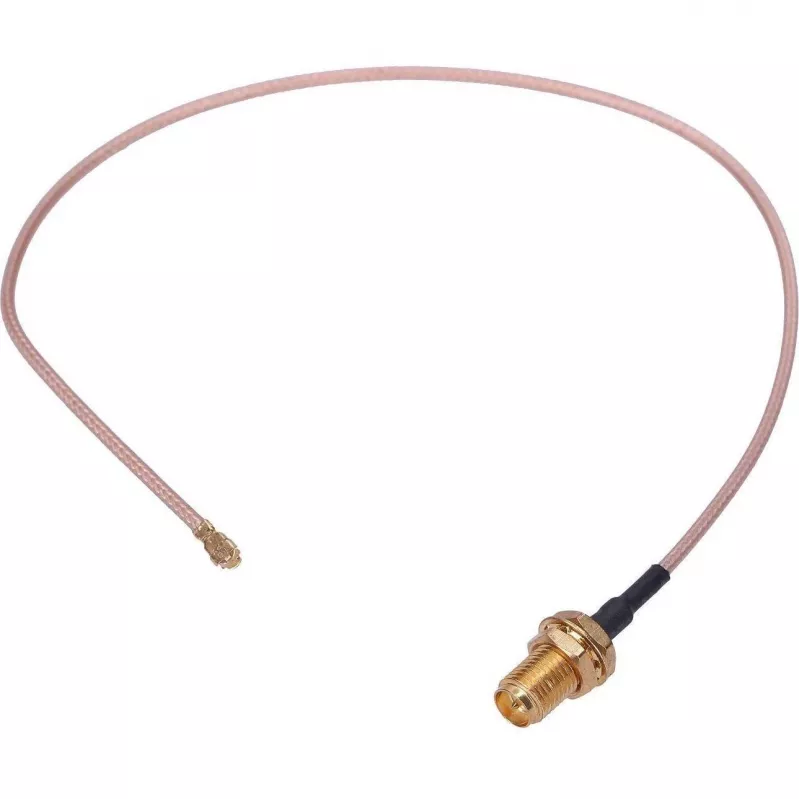 Coaxkabel Extralink U.FL naar RP-SMA, 25 cm, verliesarm