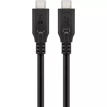 Goobay USB-kabel C, USB4, 240 W, 40 Gbit/s, Power Delivery, 1 m (1m, USB 4.0, 240W), USB-kabel