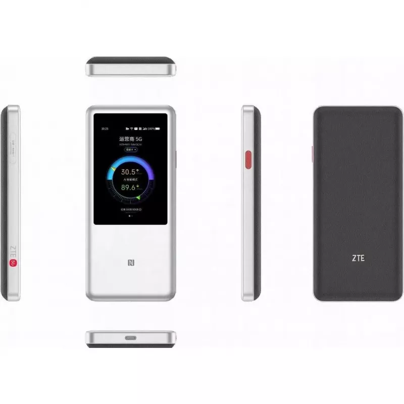 ZTE U60 (MU5251D) mobiele 5G-hotspotrouter, Wi-Fi 7, wit