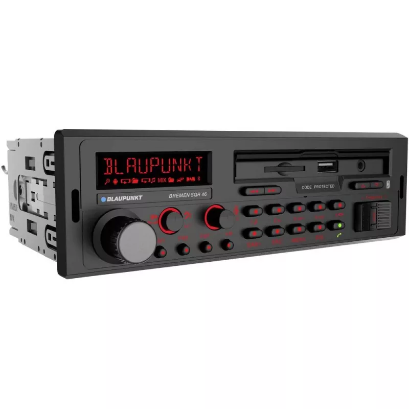 Blaupunkt Bremen SQR 46 DAB autoradio DAB+ tuner, Bluetooth®-hands-free, retro design (2001018000000)