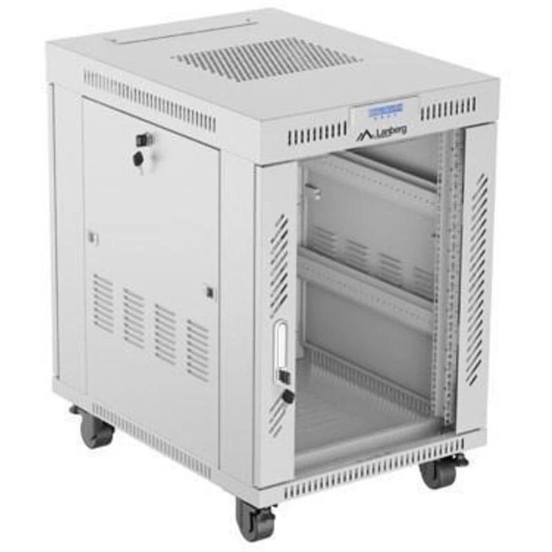 Vrijstaande rack-behuizing LANBERG FF01-6815-12SL 15U, 600×800×922 mm, 1200 kg, IP20, grijs