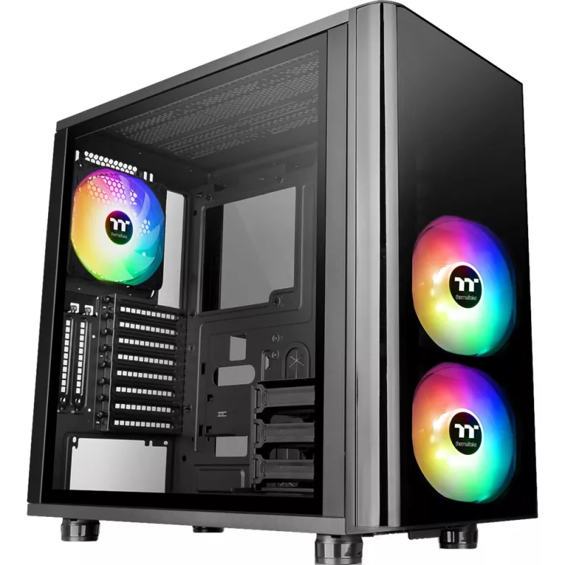 Thermaltake View 31 TG - ARGB Edition - MIDI Tower - ATX - zonder voeding (PS/2) - Zwart - USB/Audio